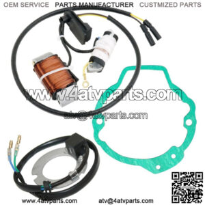 Stator And Pickup Coil W/ Gasket for Honda ATC200X 1983 1984 1985
