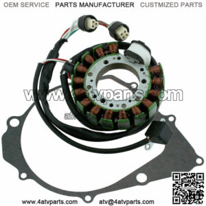 Stator & Gasket for Yamaha Big Bear 350 YFM350F 4X4 1990 1991 1993 1994 Atv New