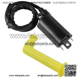Ignition Coil W/Spark Plug Boot Cap For Honda Rincon 680 TRX680FA 4x4 2006-2014