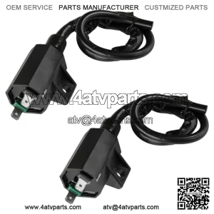 Ignition Coils Pack for Kawasaki Brute Force Hardwoods Green 2005-2009