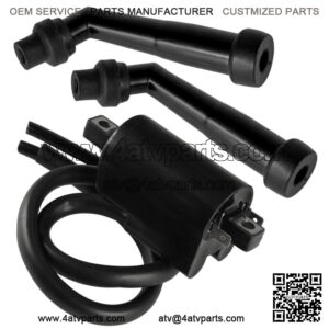 Ignition Coil with Spark Plug Boot Cap for Yamaha Road Star 1999-2003 2008-2014
