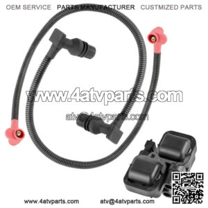 Fits Polaris RZR 800 Ignition Coil w/ Spark Plug Wire 52 and 59.3 cm EFI 2011-14