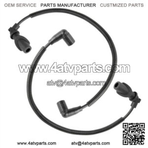 2 Ignition Coil Spark Plug Wire 47cm for Polaris RZR 800 EFI 2008 4010909 401105 (For: Polaris)