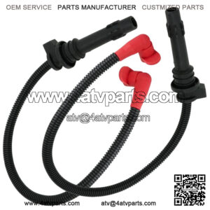 Spark Plug Wire Set for Polaris Genera 1000 4P 2017 2018 2019 2020 (For: Polaris)
