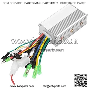 Brushless Motor Controller,350W Electric Brushless DC Motor Controller 36/48V High Speeds Brushless Motor Controllers for Go Karts E-Bike Electric Throttle Motorcycle Scooter