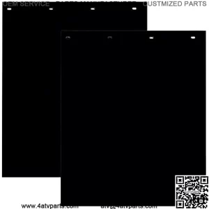 Polymer Semi-Truck Mud Flaps - Pair, 24in. x 30in. Black, Model Number RC30PPB