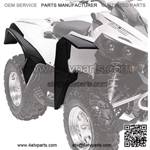 New OEM ATV Black Over Fender Mudguard Kit, Renegade, 705012695