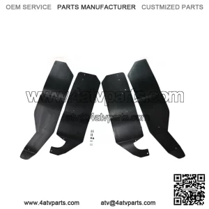 4x UTV Extended Fender Flares Mud Flaps for Can-Am Maverick Max 1000 1000R 13-18