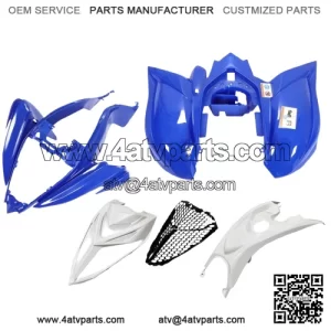 For YAMAHA Raptor 700 2006-2025 Plastics Kit Bodywork Fenders BLUE Complete Set