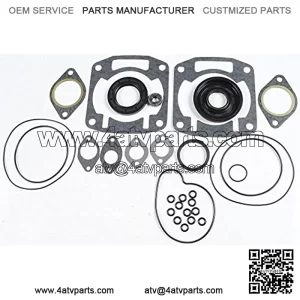 Arctic Cat Full Engine Gasket Set 550cc Cougar, Mtn. Cat, Dlx 1995-1998 Snowmobile Liquid Cooled 2 Cylinder PWC 123-10012
