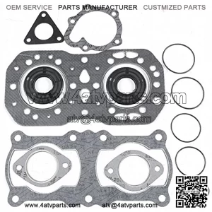 Polaris Full Engine Gasket Set 500cc Indy Widetrak LX 1993-1995 Snowmobile Liquid Cooled 2 Cylinder PWC 123-12003