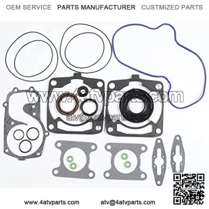 Polaris Full Engine Gasket Set 600cc 600 Indy Voyager INTL 144 2015 Snowmobile Liquid Cooled 2 Cylinder PWC 123-12012