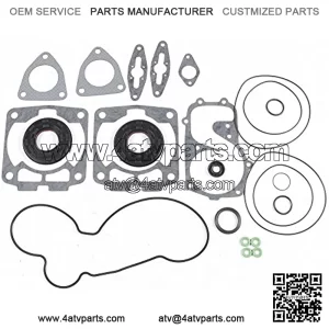 Polaris Full Engine Gasket Set 600cc HO RMK 2007-2008 Snowmobile Liquid Cooled 2 Cylinder PWC 123-12014