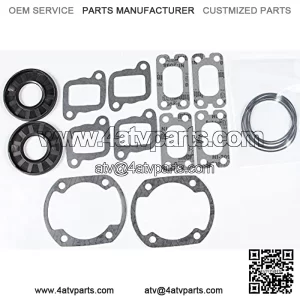 Full Engine Gasket Set 368.3 cc Engine Type 380 Formula S, Dlx IN 00-01 1995-2001 Snowmobile Fan Cooled 2 Cylinder PWC 123-15002