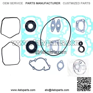 Full Engine Gasket Set 597 cc Engine Type 593 500 SS GTX Sport 2005-2009 Snowmobile Liquid Cooled 2 Cylinder PWC 123-15011