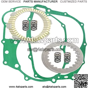 Clutch Friction Plates And Gasket Kit Compatible With Honda Atc200 Atc200E Atc200M Atc200S