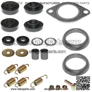 Exhaust Muffler Gasket Kit for Polaris Sportsman 500 6X6 2004 2005 2007 2008