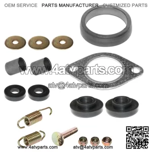 Exhaust Muffler Gasket Kit for Polaris Scrambler 500 2X4 2000 2001 2002