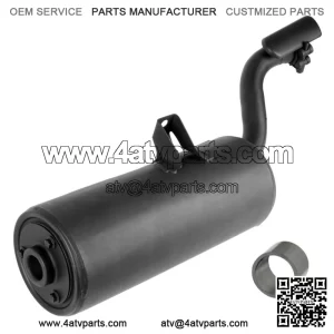 Complete Exhaust Muffler w/ Gasket fits Yamaha Raptor 250 YFM250R 2008 2009-2013