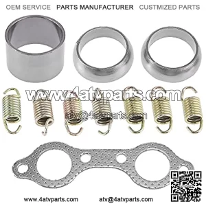 ATV Exhaust Pipe Manifold Gasket and Spring Rebuild Kit for Polaris for Ranger 800 2013-2014 5811511 3610181