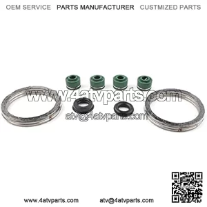 Kunpengzhao 1 Juego de Kit de Juntas de Sello de Cilindro del Motor Completo para LTR 450 LTR450 2006 2007 2008 2009 Veh??culo Todo TerPiezas de Juntas Completas para la Motocicleta
