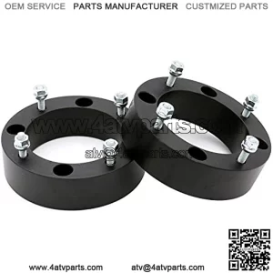 2PC 2" Wheel Spacers 4/156 for Polaris Sportsman 400 500 600 700 800 ATV UTV RZR/Adapters 4x156 16X 3/8-24x1 (3/8") Studs