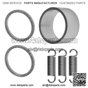Exhaust Pipe Gaskets and Springs for Can-Am Bombardier DS650 Baja X 2000-2007
