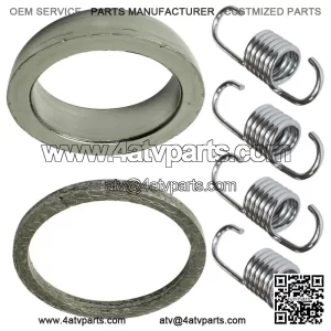 Exhaust Gaskets & Springs Kit for Arctic Cat Wildcat 4 4X X 1000 2012-2016