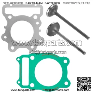 Valves & Head/Base Gaskets Kit for Honda BIG RED ATC250ES 1985-1987