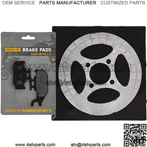 Rear Left Brake Rotor Pad Semi Metallic Kit For Yamaha Raptor 700 700R 1S3-W0046-01-00 1S3-2582W-00-00 ATV