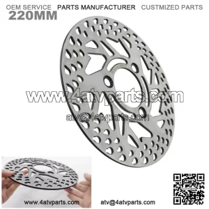 220MM ATV Brake Caliper Disc Disk Rotor Trail Quad Dirt Bike ATV Buggy Hardware
