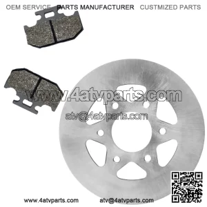 Rear Parking Brake Disc Rotor W/Pads for Yamaha 700 YXR700 4X4 2008-2013