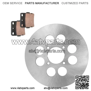 Rear Brake Disc Rotor w/ Brake Pads fits Yamaha Raptor 660R YFM660R 2002 - 2005