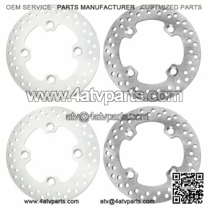 2 Front Rear Brake Disc Rotor for Polaris RZR 4 XP 900 / RZR XP 4 900 2012-2013