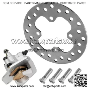 Brake Caliper Right Front W/ Disc & Studs For Honda Rancher TRX420TM 2014-2022