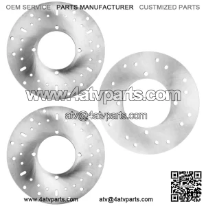 Front Rear Brake Disc Rotor for Polaris Sportsman 500 450 2004 2005 2006