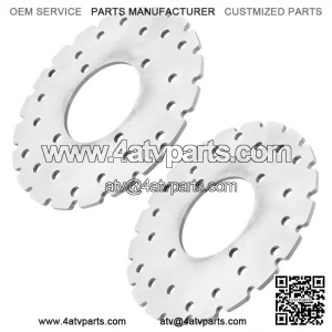 Front Left Right Brake Disc Rotor for Polaris Scrambler 500 2x4 4x4 2001 - 2009