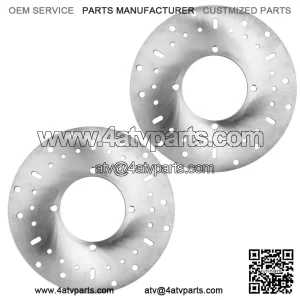 2 Front Brake Disc Rotor for Polaris Sportsman 400 500 4X4 2004 2005 2006-2012
