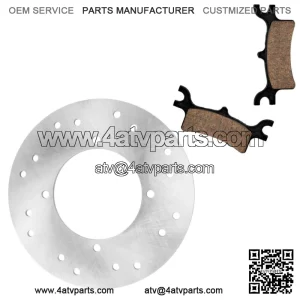 Rear Brake Disc Rotor W/ Pads for Polaris Sportsman 400 4X4 2003 2004 2005