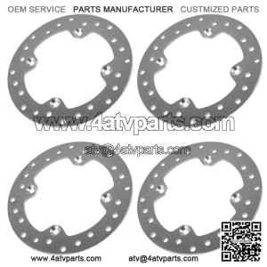 4x Brake Disc Rotor Front/Rear NEW for CanAm Outlander MAX 450 6x6 2019-2022