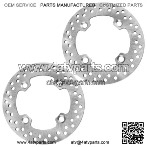 2 Front Brake Disc Rotor for Polaris Ranger XP 1000 2017-2018