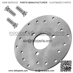Rear Brake Disc Rotor w/ Bolts fits Polaris Scrambler 500 4x4 2x4 2001 2002-2004