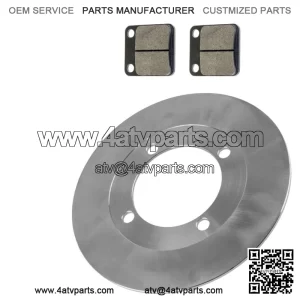 Front L OR R Brake Disc & Pads For Suzuki Eiger 400 LTA400 LTA400F 2002-2007