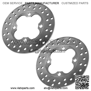 2 Front Brake Disc Rotor fits Honda Rancher 420 TRX420FPE 4x4 ES EPS 2009 - 2013