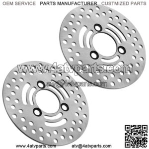 2 Front Brake Disc Rotor for Suzuki LT-Z400 LTZ400Z Quadsport Z400 2003-2014