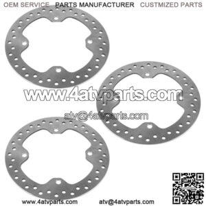3x Front / Rear Brake Disc For Polaris Sportsman 550 2010-2014