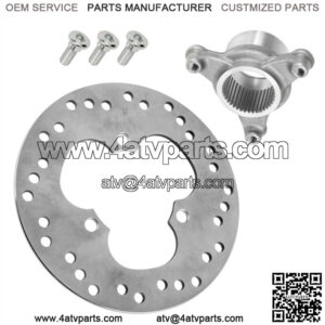 Rear Brake Disc Rotor w/ Hub Flange fits Honda TRX450R Kick Start 2006 2007-2009