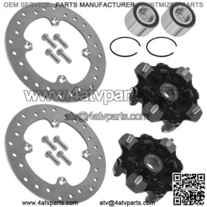 Front Or Rear Wheel Hubs & Brake Disc Kit For CanAm Maverick SPORT 1000 2019