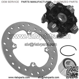 Front L or R Wheel Hubs & Brake Disc Kit For CanAm Defender HD10 2018 2019 (For: Can-Am)