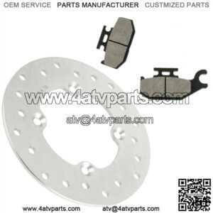 Rear Brake Disc Rotor W/ Pad For Can-Am Outlander 650/ MAX 650 2006 - 2015 (For: Can-Am)
